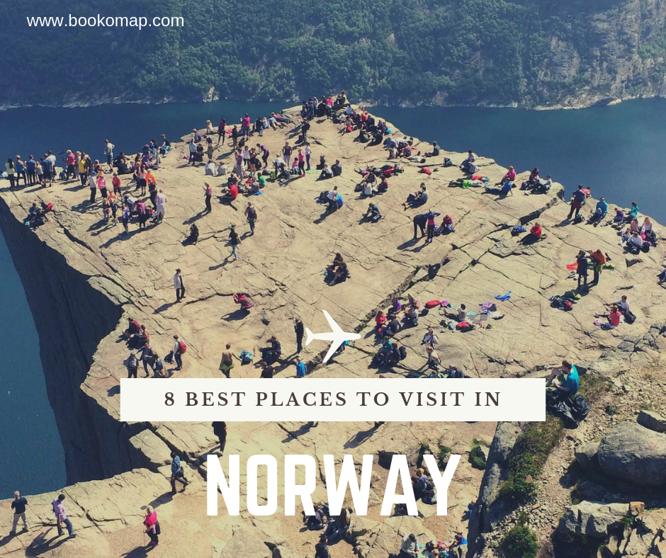 8 Best Places to Visit in Norway- Travel Mind Map | BookoMap